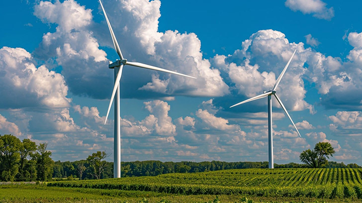 Wind Power Plant in Marijampole, Lithuania